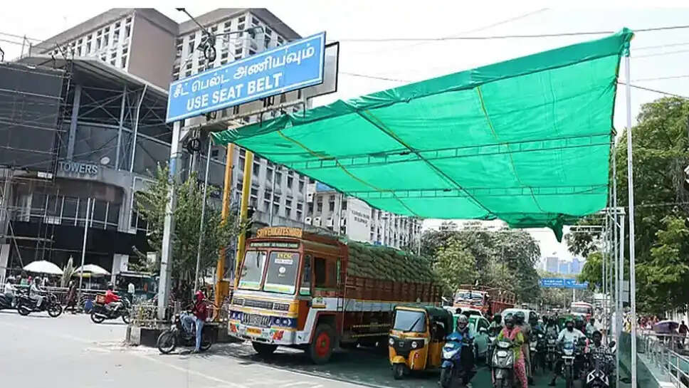 'Green umbrellas' in Chennai - Police take action to combat the heat!