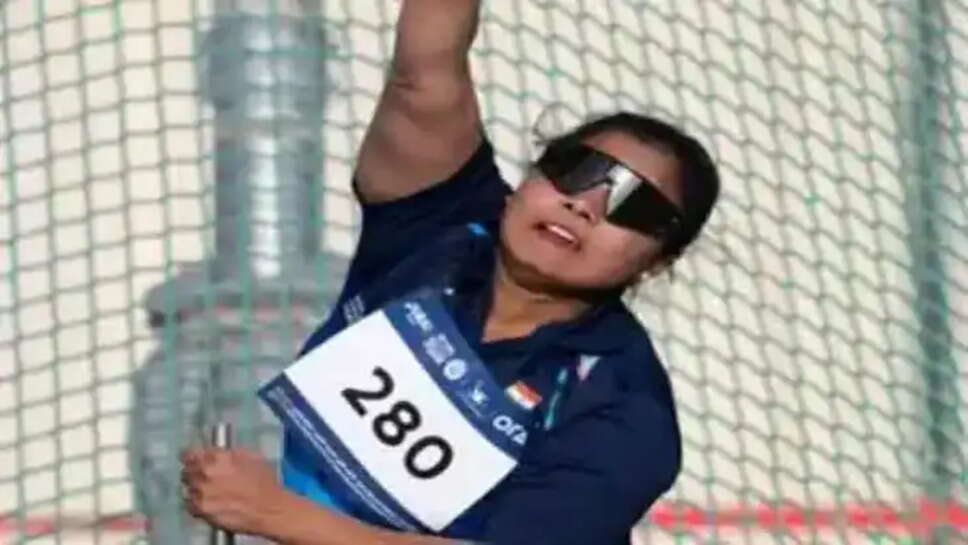 India's 15th gold; Swarna Raj stuns in discus throw!